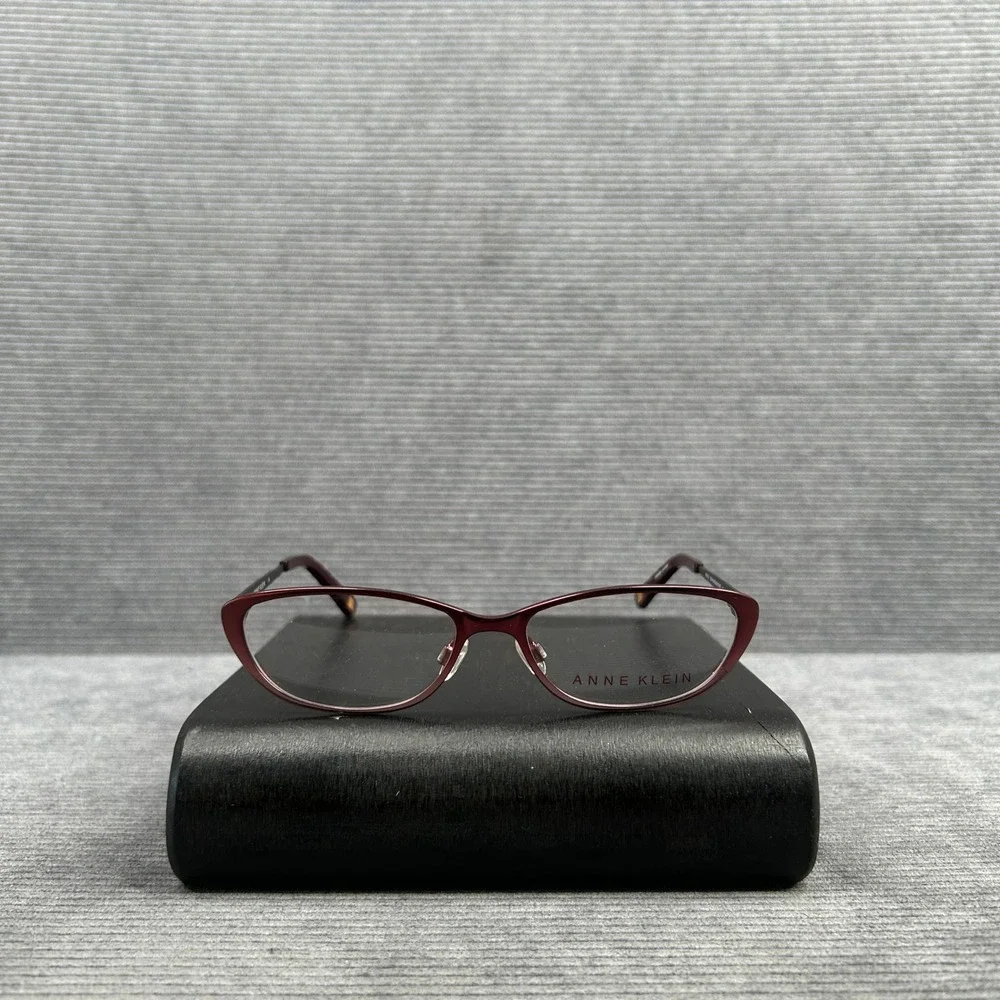 Anne Klein AK5014 Burgundy Fade Cat Eye Optical Y2k Eyeglass Frames 135 604